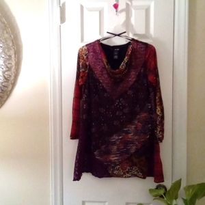 Ali Miles Patch Work Tunic